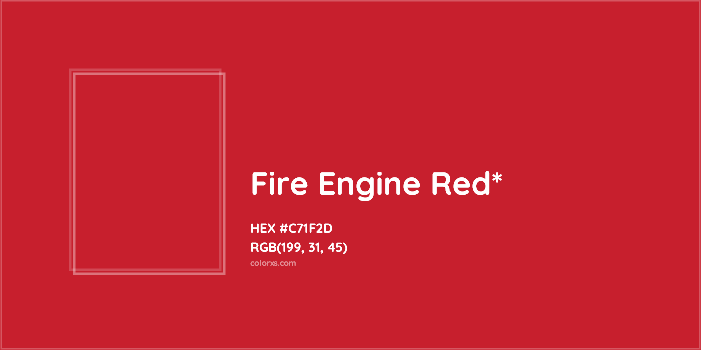 HEX #C71F2D Color Name, Color Code, Palettes, Similar Paints, Images