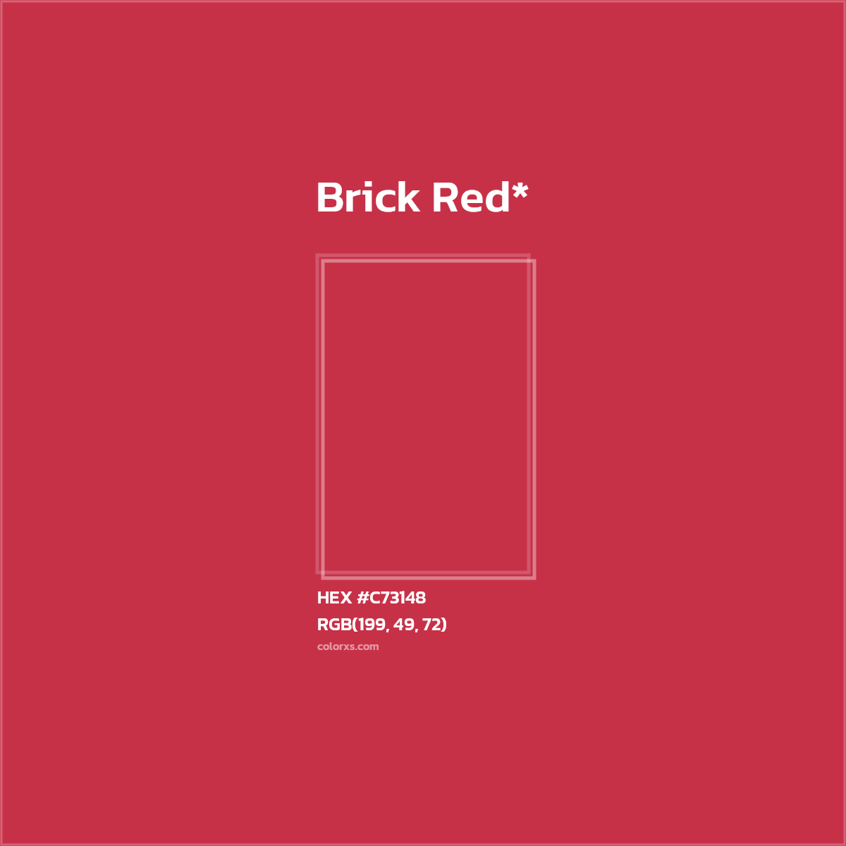 HEX #C73148 Color Name, Color Code, Palettes, Similar Paints, Images