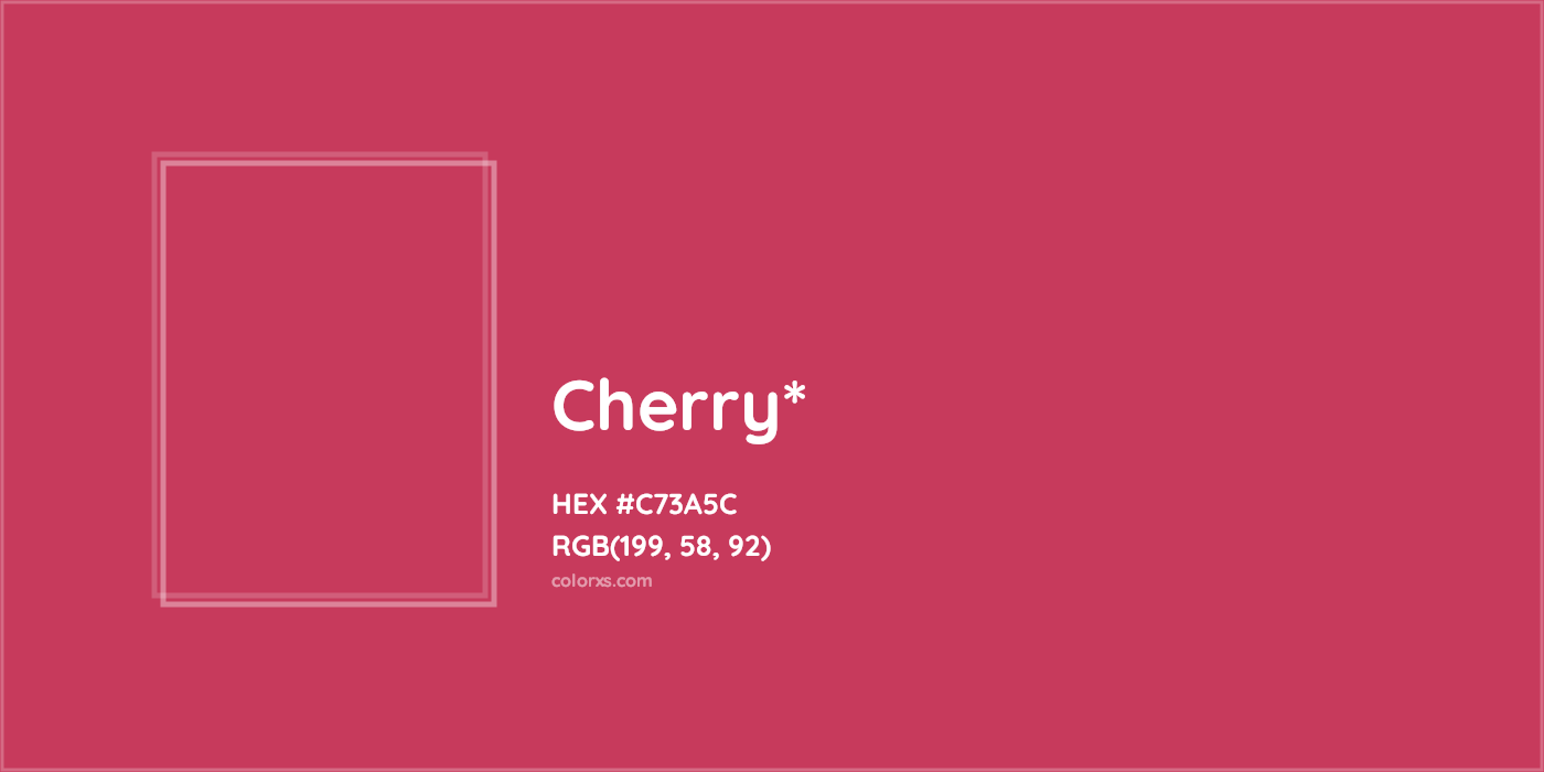 HEX #C73A5C Color Name, Color Code, Palettes, Similar Paints, Images