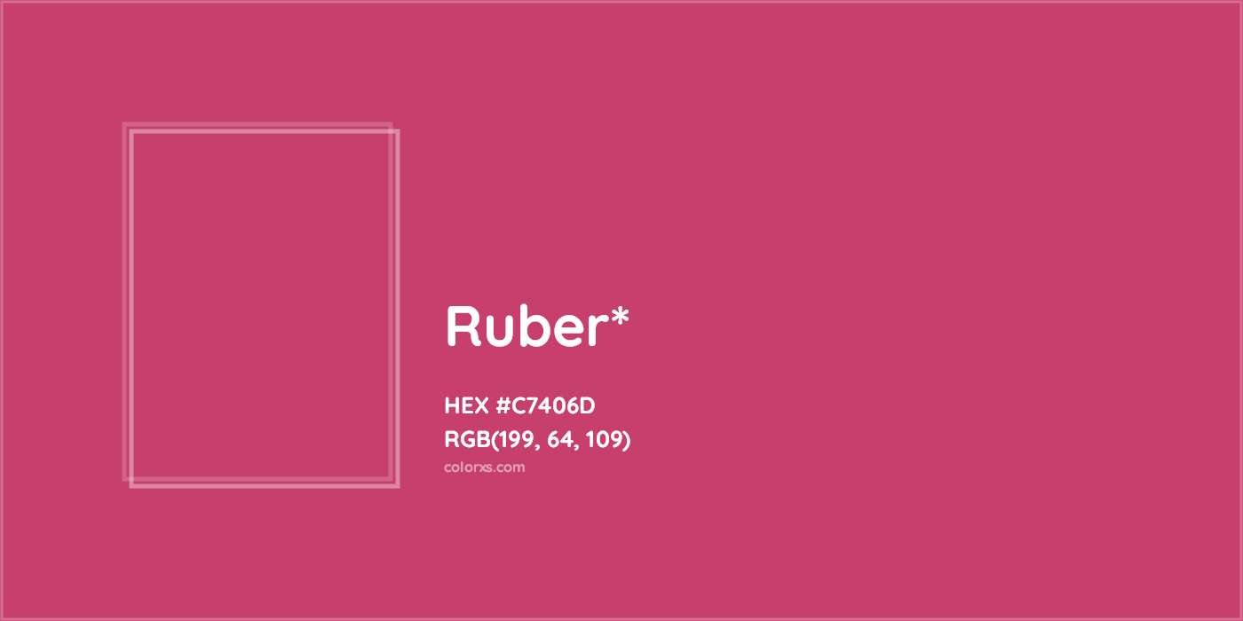 HEX #C7406D Color Name, Color Code, Palettes, Similar Paints, Images