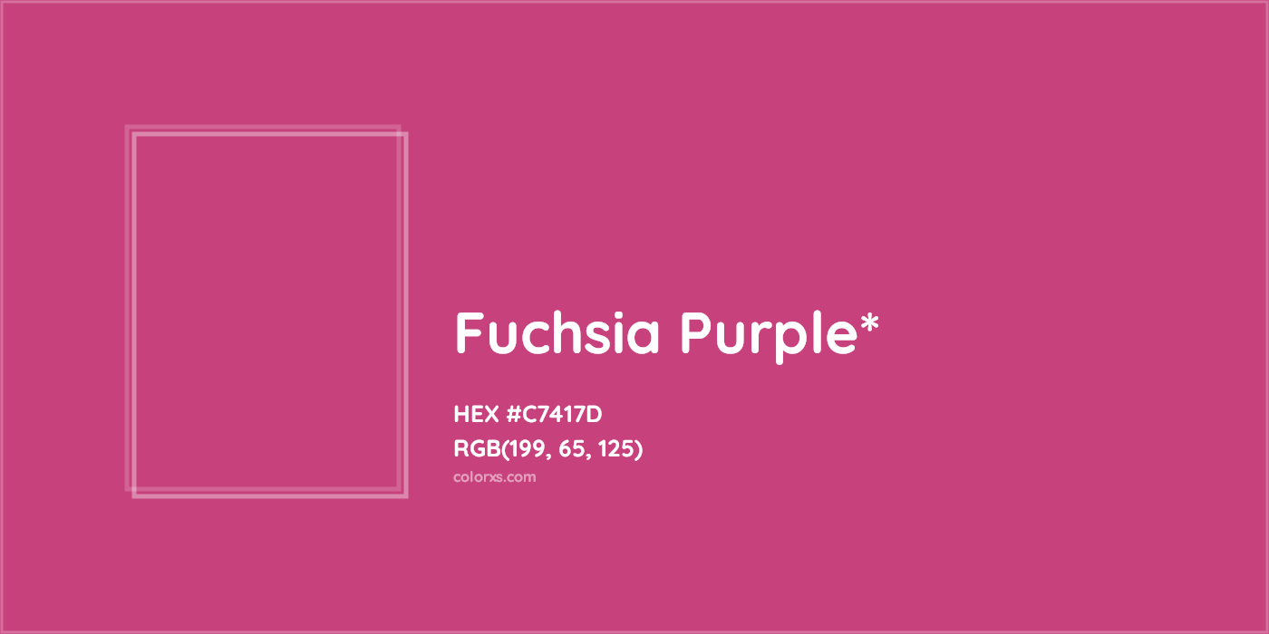 HEX #C7417D Color Name, Color Code, Palettes, Similar Paints, Images
