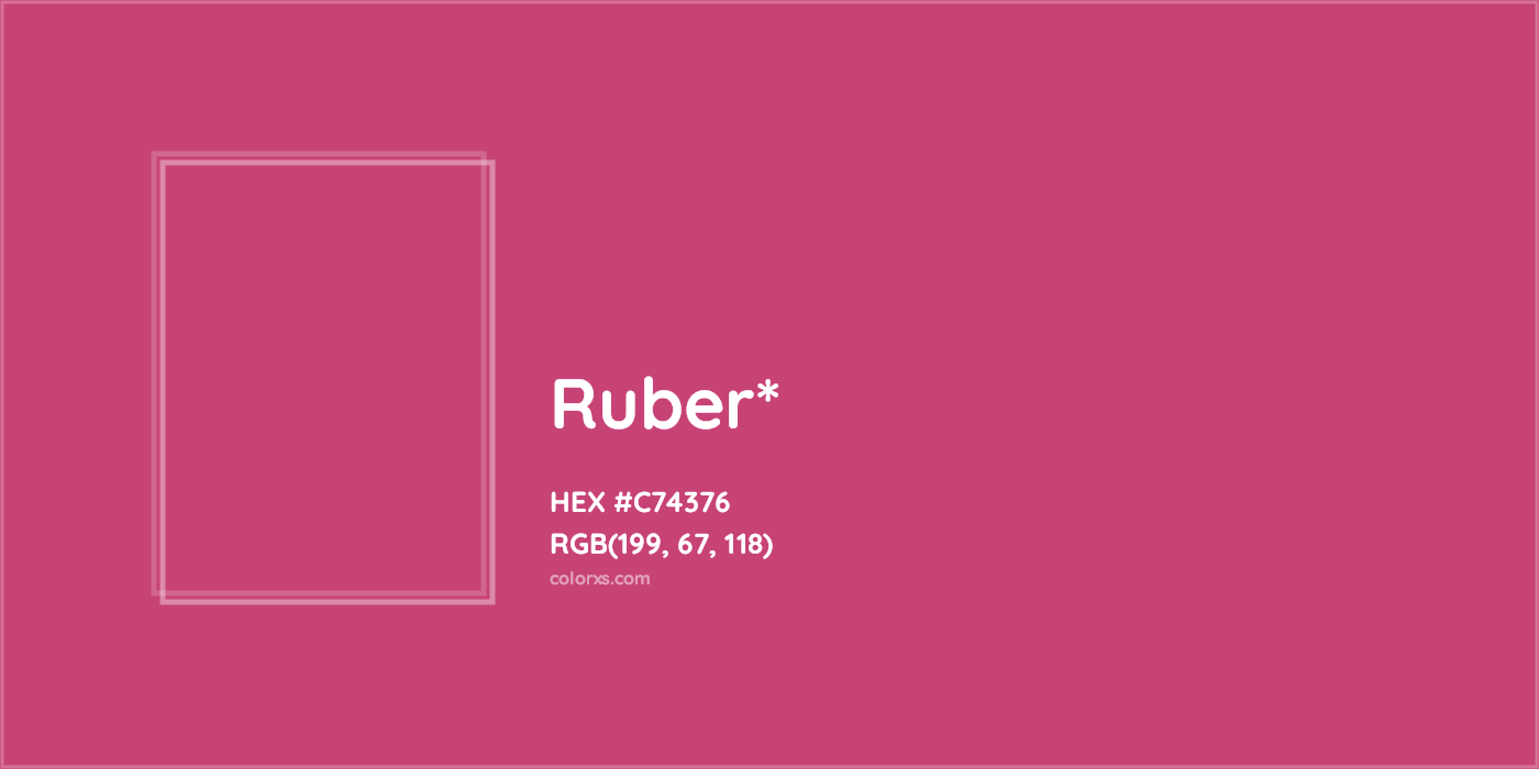 HEX #C74376 Color Name, Color Code, Palettes, Similar Paints, Images