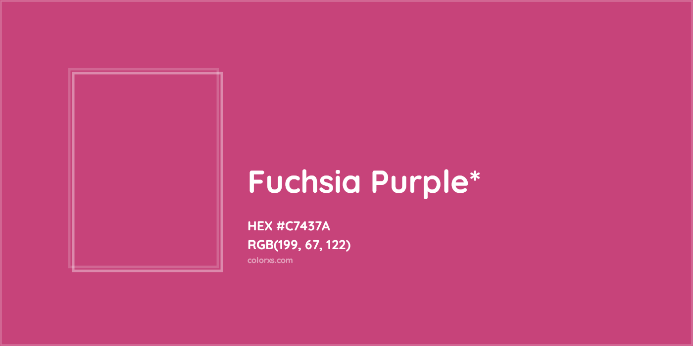 HEX #C7437A Color Name, Color Code, Palettes, Similar Paints, Images