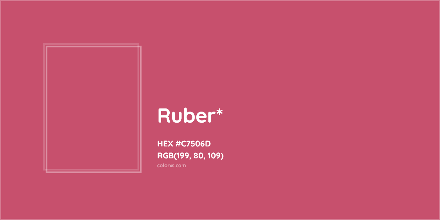 HEX #C7506D Color Name, Color Code, Palettes, Similar Paints, Images