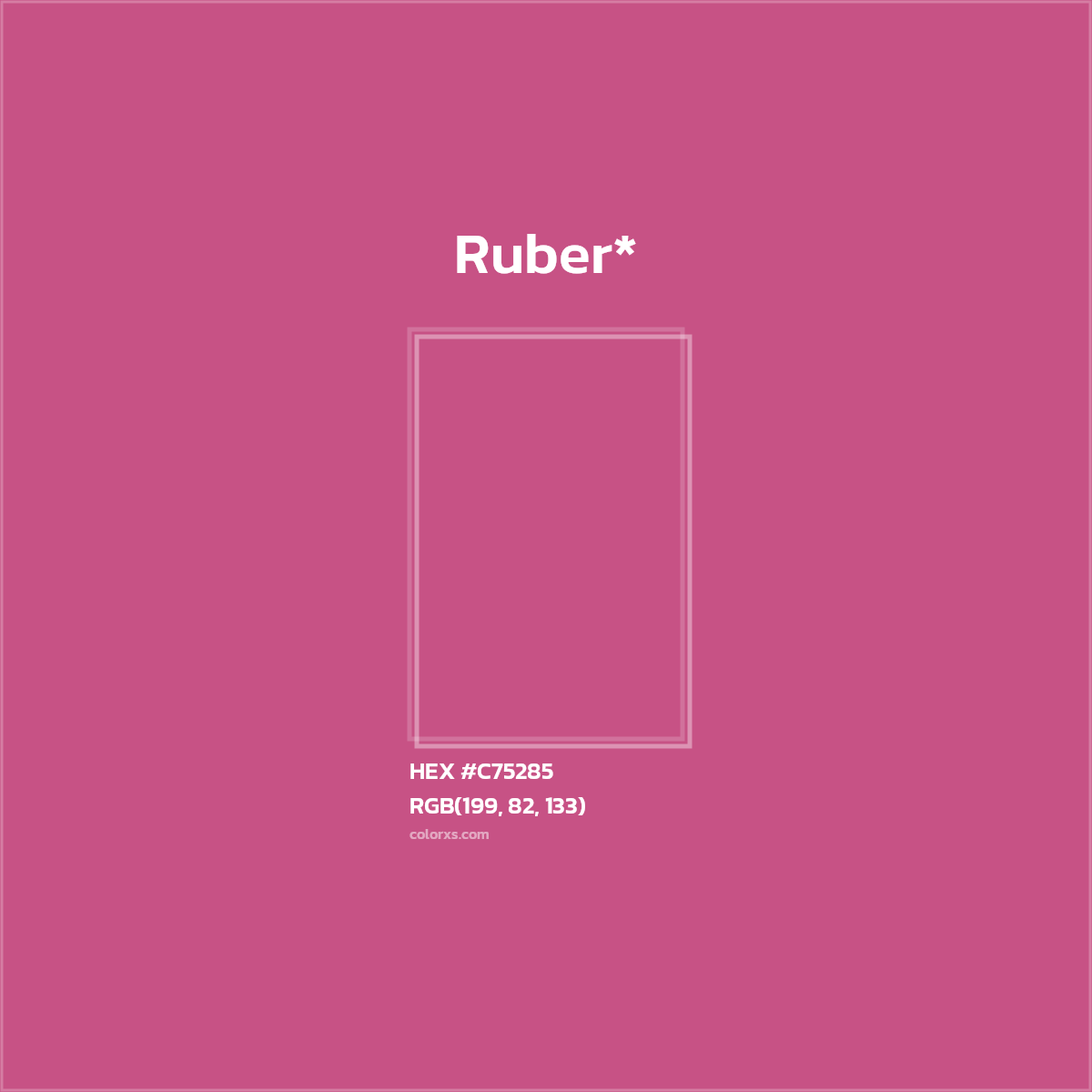 HEX #C75285 Color Name, Color Code, Palettes, Similar Paints, Images