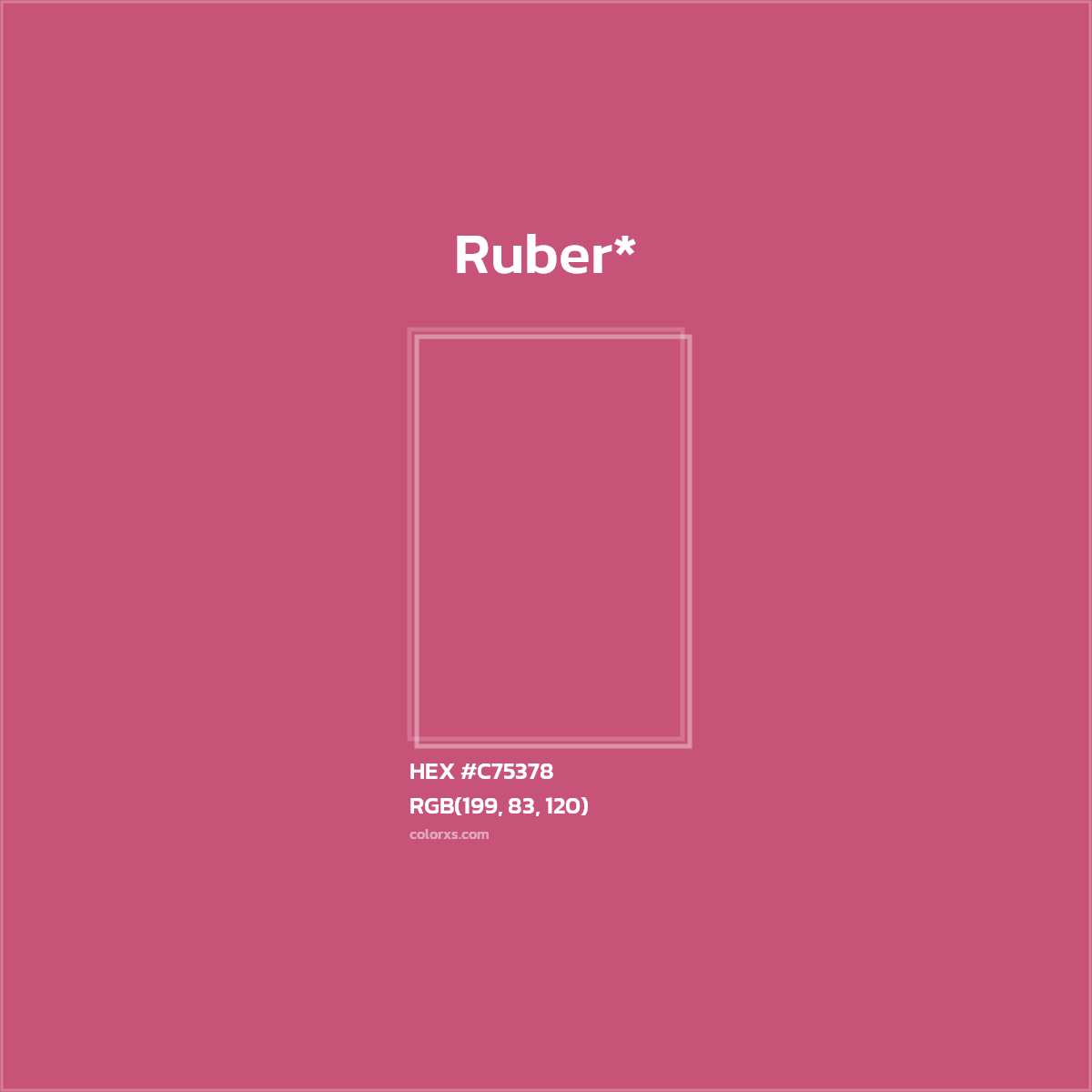HEX #C75378 Color Name, Color Code, Palettes, Similar Paints, Images
