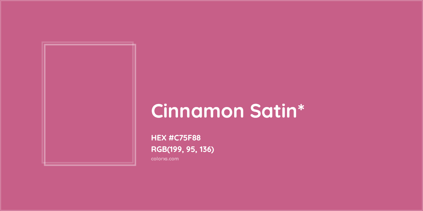 HEX #C75F88 Color Name, Color Code, Palettes, Similar Paints, Images