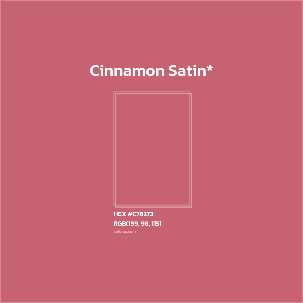 HEX #C76273 Color Name, Color Code, Palettes, Similar Paints, Images