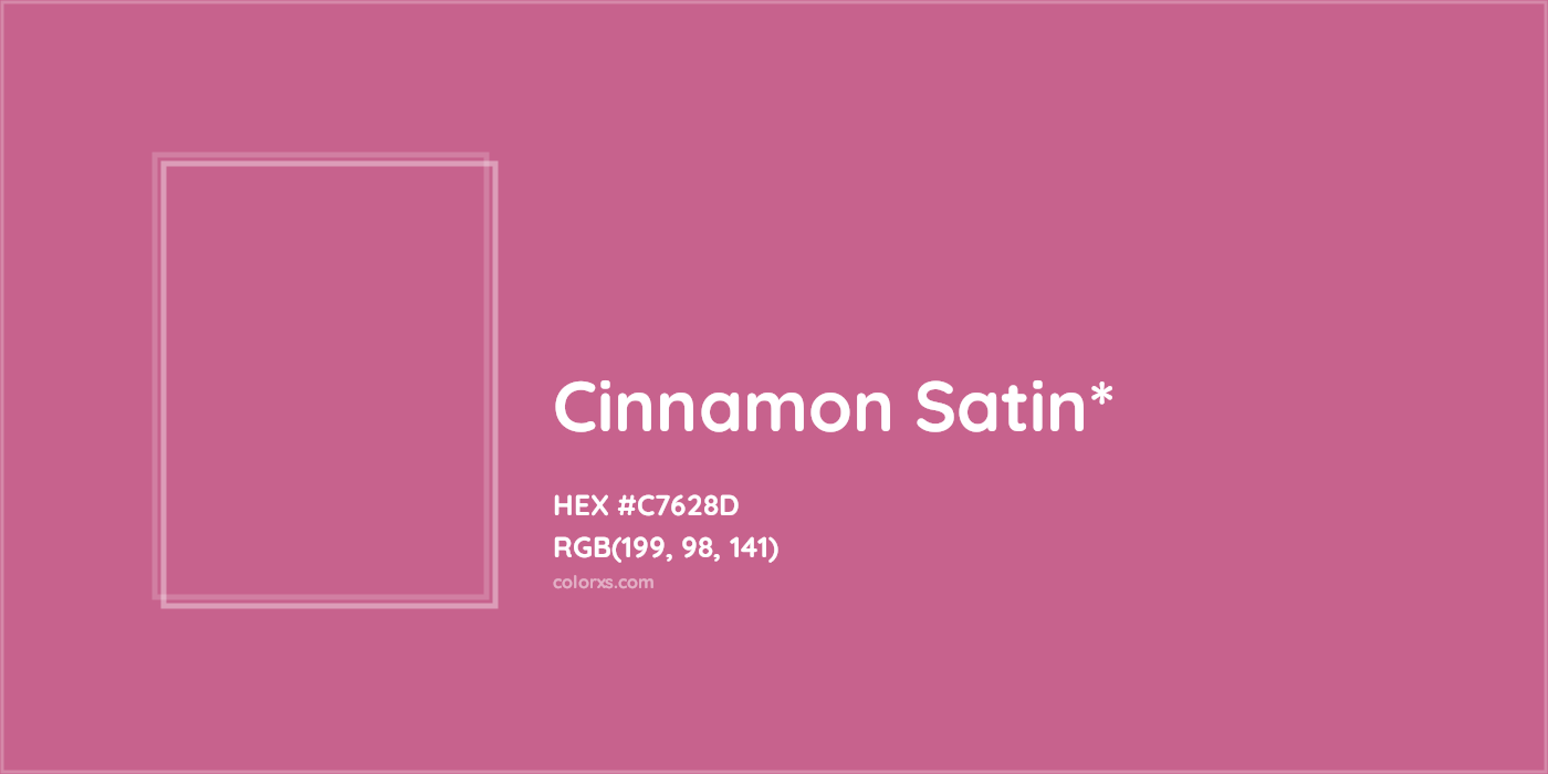 HEX #C7628D Color Name, Color Code, Palettes, Similar Paints, Images