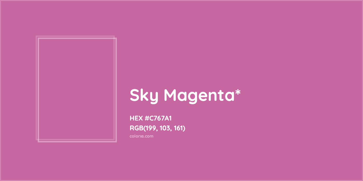 HEX #C767A1 Color Name, Color Code, Palettes, Similar Paints, Images