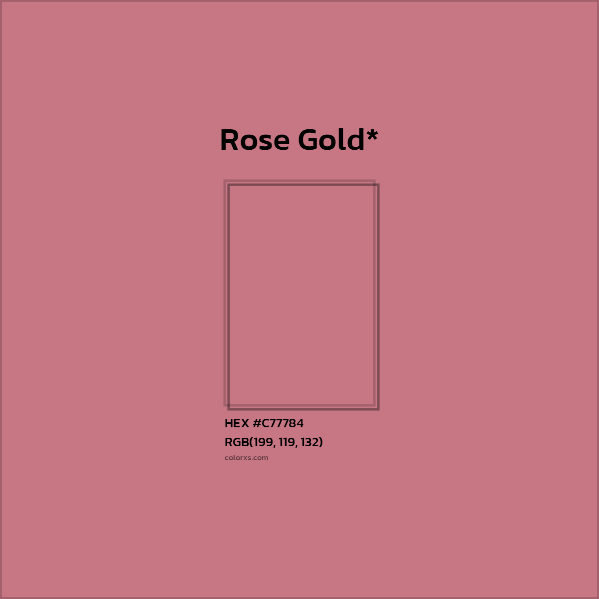 HEX #C77784 Color Name, Color Code, Palettes, Similar Paints, Images