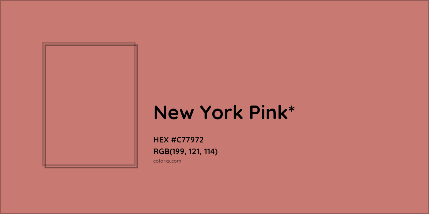 HEX #C77972 Color Name, Color Code, Palettes, Similar Paints, Images