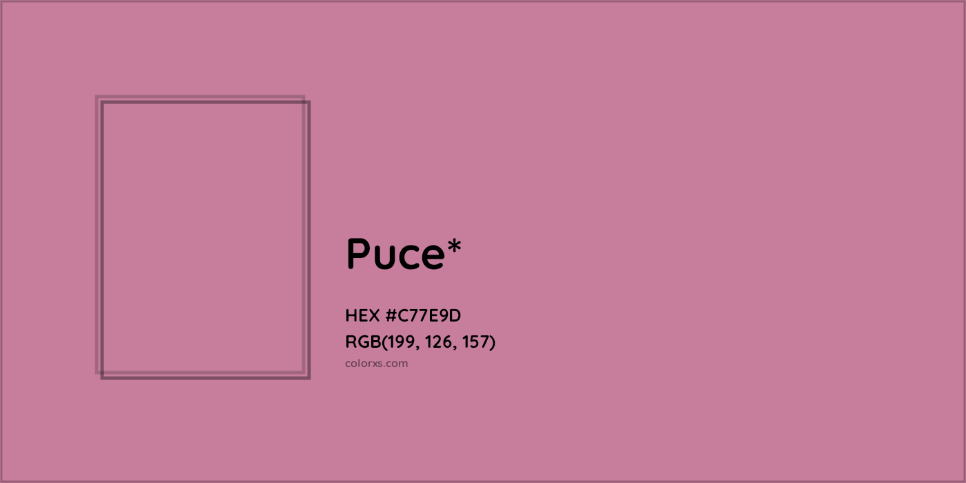 HEX #C77E9D Color Name, Color Code, Palettes, Similar Paints, Images