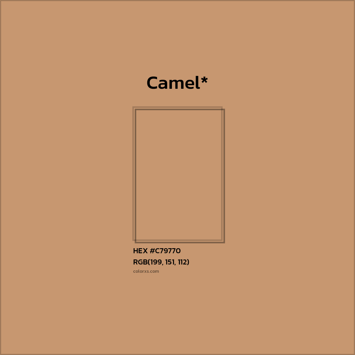 HEX #C79770 Color Name, Color Code, Palettes, Similar Paints, Images