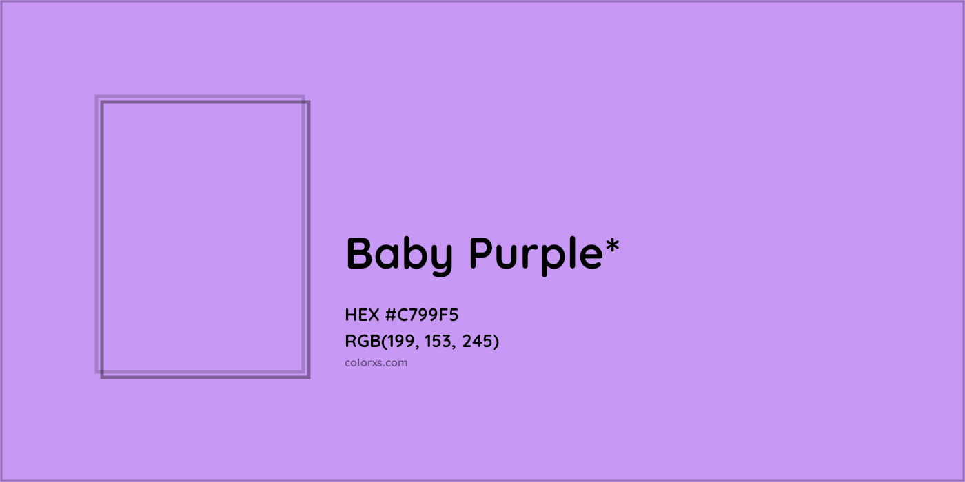 HEX #C799F5 Color Name, Color Code, Palettes, Similar Paints, Images