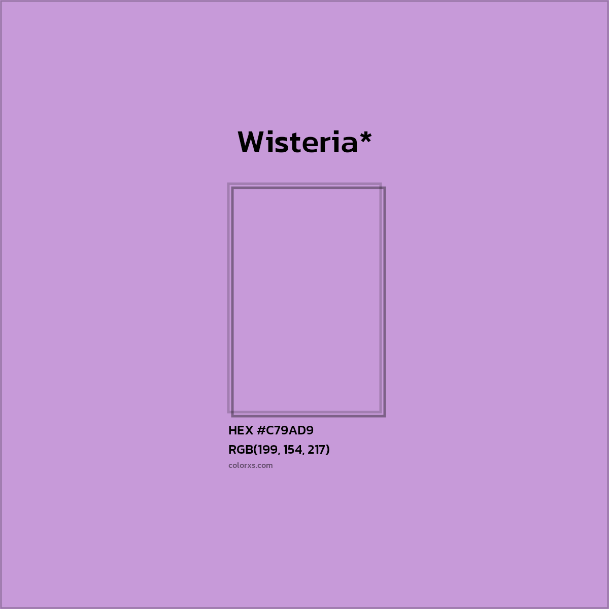 HEX #C79AD9 Color Name, Color Code, Palettes, Similar Paints, Images