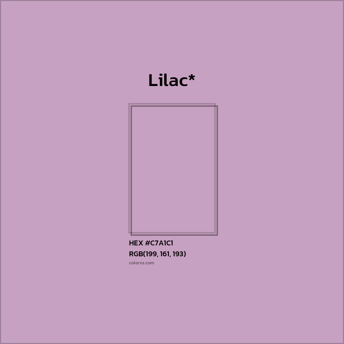 HEX #C7A1C1 Color Name, Color Code, Palettes, Similar Paints, Images