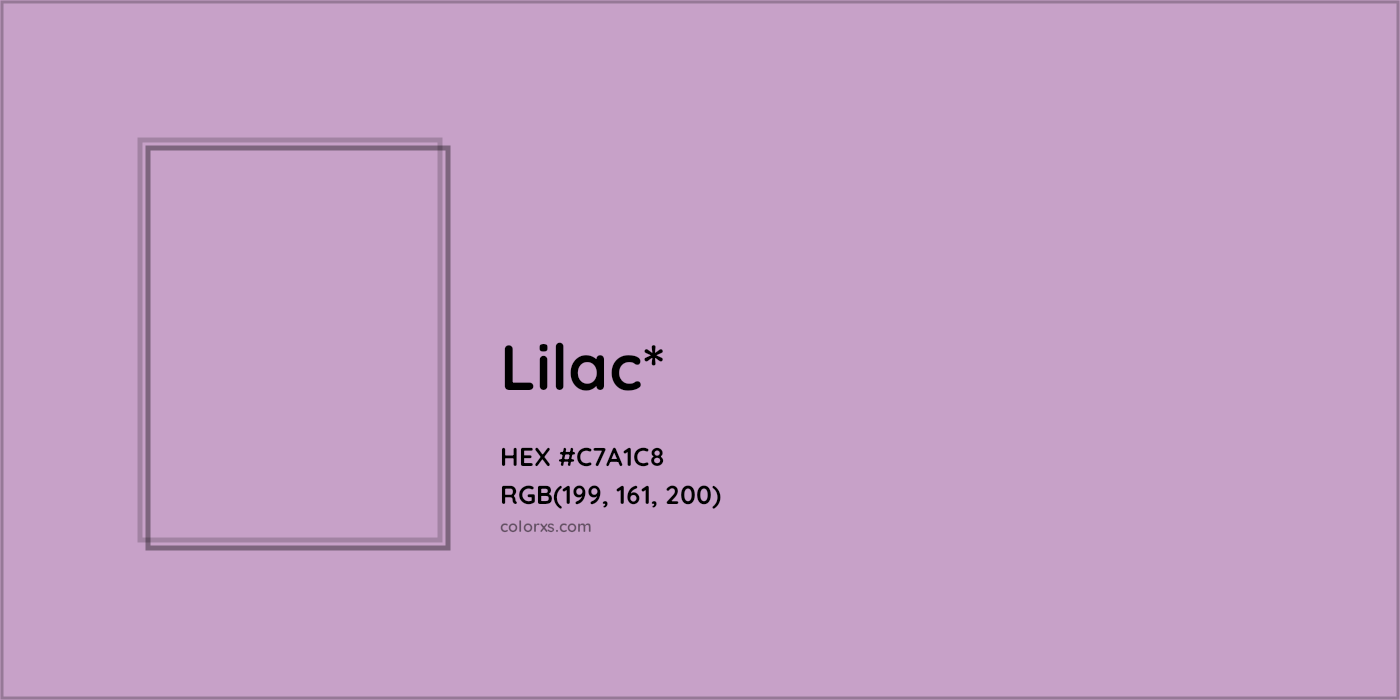 HEX #C7A1C8 Color Name, Color Code, Palettes, Similar Paints, Images