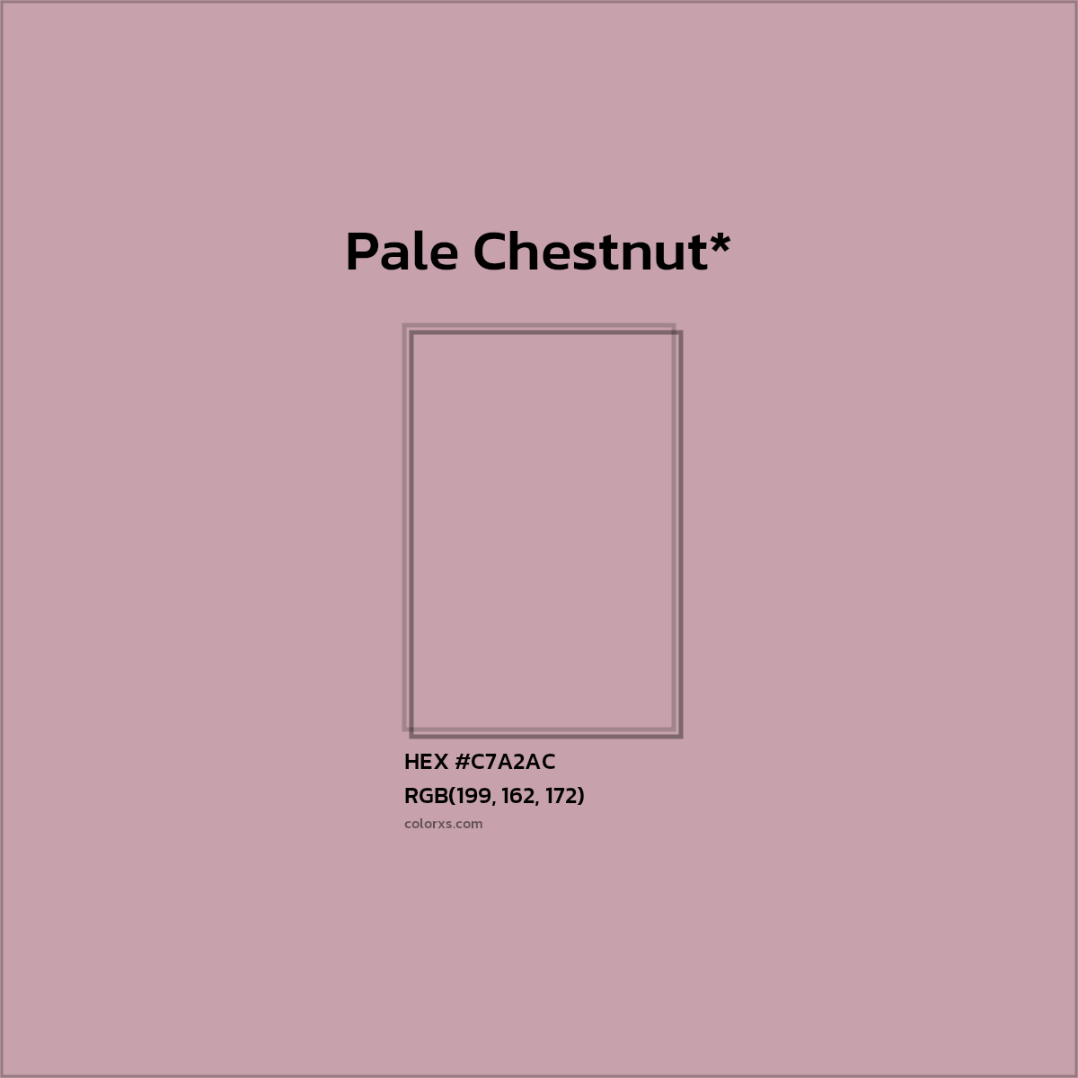 HEX #C7A2AC Color Name, Color Code, Palettes, Similar Paints, Images