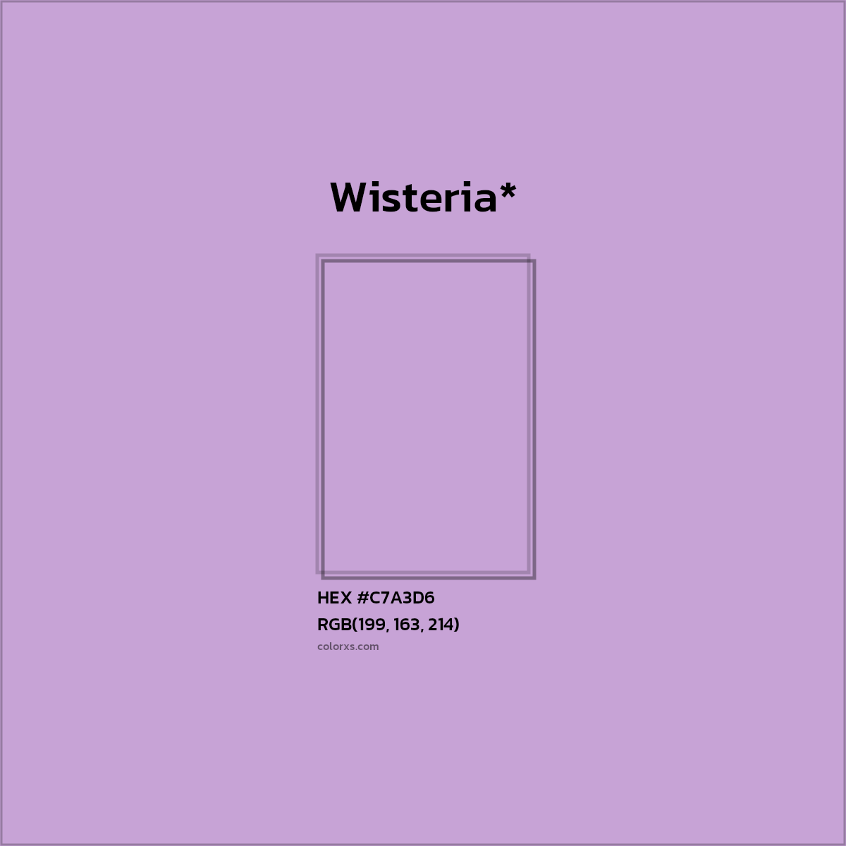 HEX #C7A3D6 Color Name, Color Code, Palettes, Similar Paints, Images