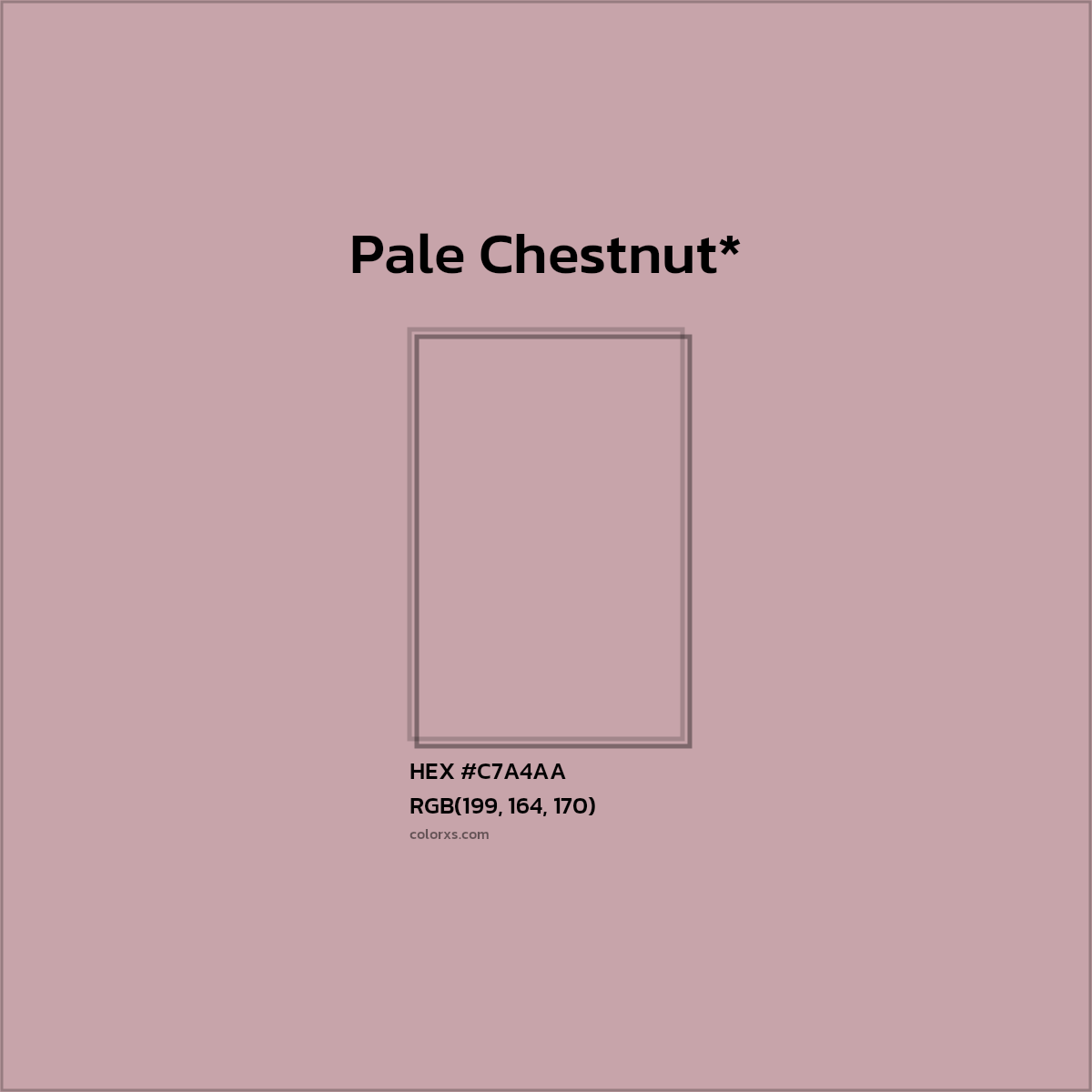 HEX #C7A4AA Color Name, Color Code, Palettes, Similar Paints, Images
