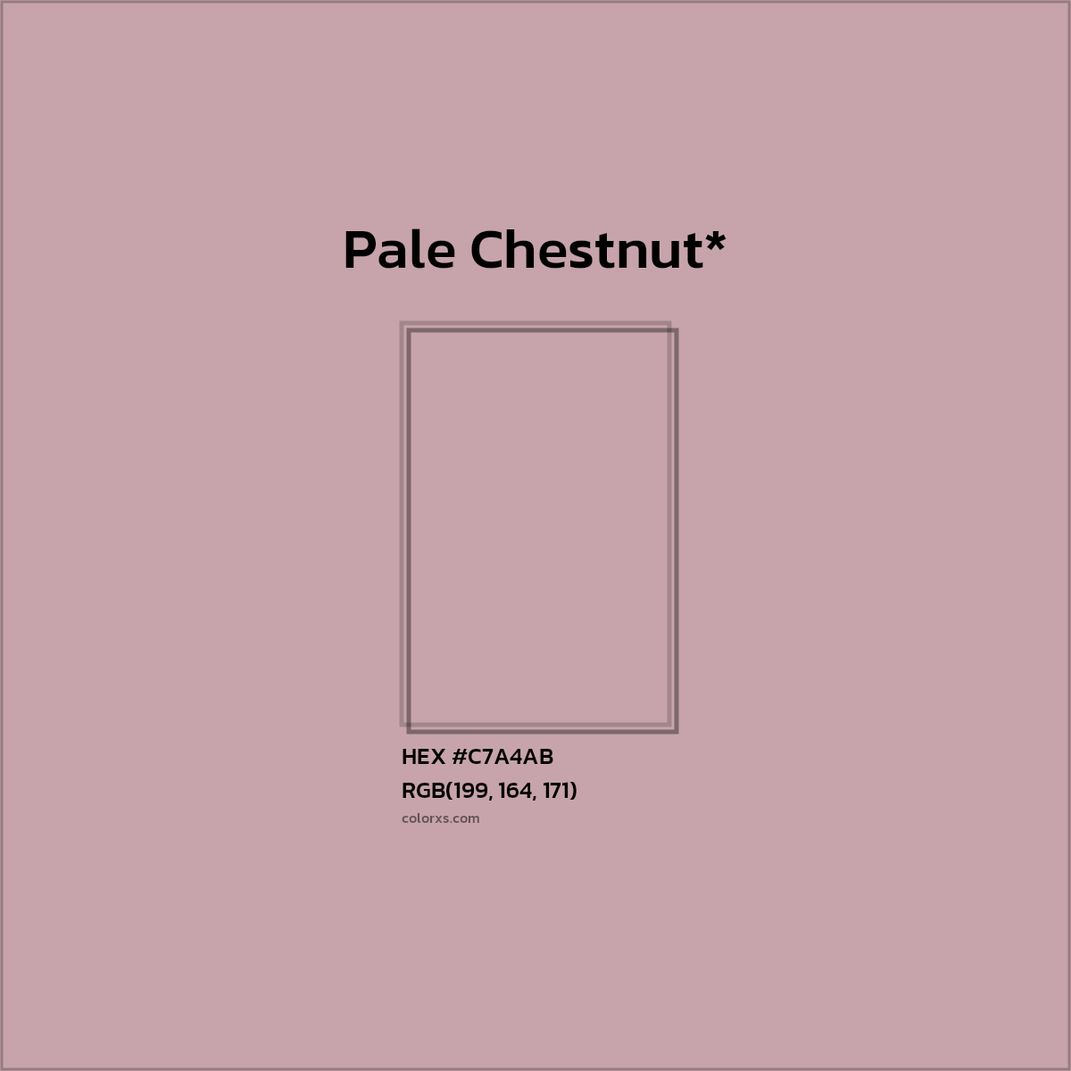 HEX #C7A4AB Color Name, Color Code, Palettes, Similar Paints, Images