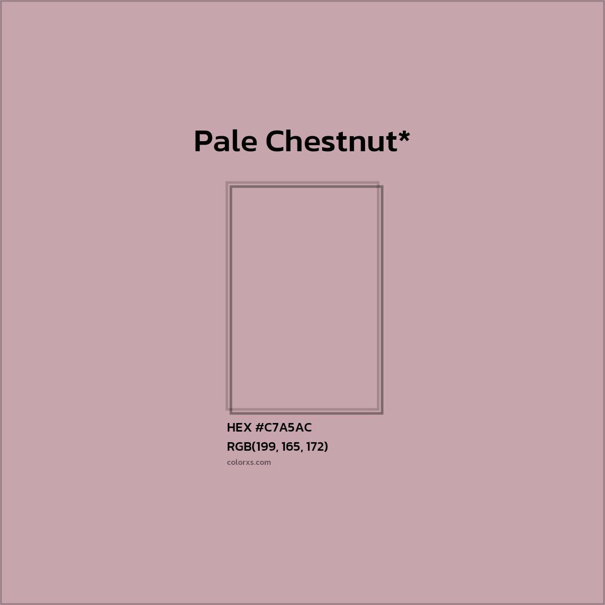 HEX #C7A5AC Color Name, Color Code, Palettes, Similar Paints, Images