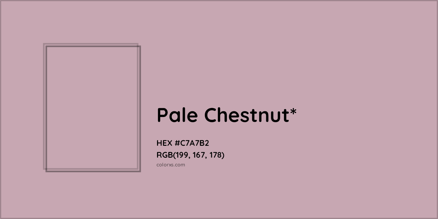 HEX #C7A7B2 Color Name, Color Code, Palettes, Similar Paints, Images
