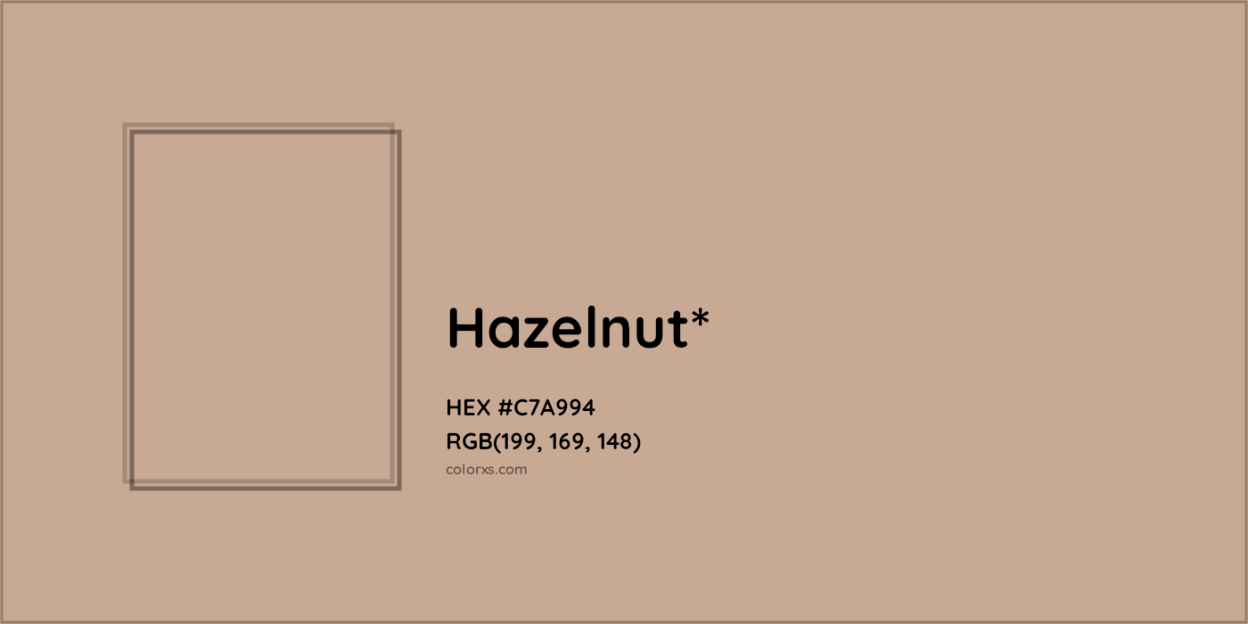HEX #C7A994 Color Name, Color Code, Palettes, Similar Paints, Images