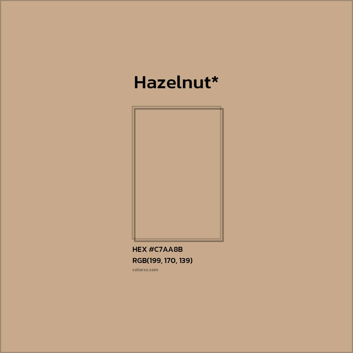 HEX #C7AA8B Color Name, Color Code, Palettes, Similar Paints, Images