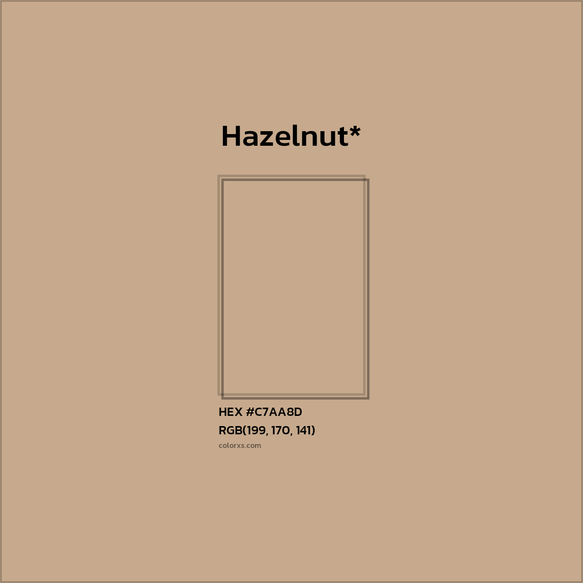 HEX #C7AA8D Color Name, Color Code, Palettes, Similar Paints, Images