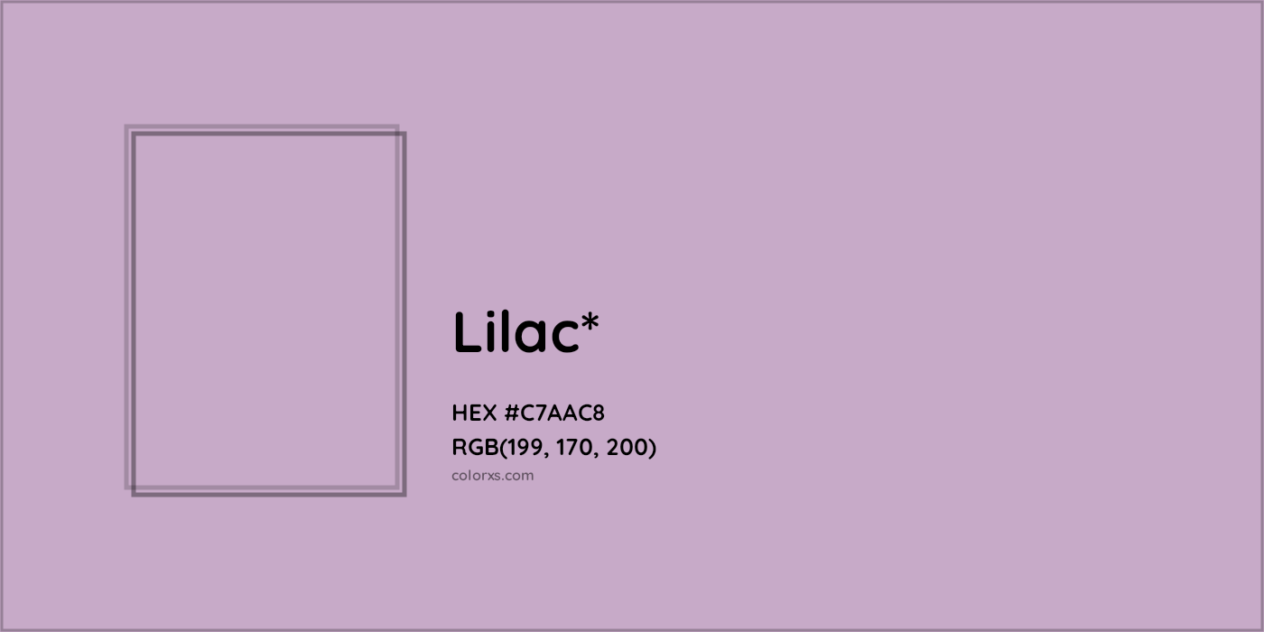 HEX #C7AAC8 Color Name, Color Code, Palettes, Similar Paints, Images