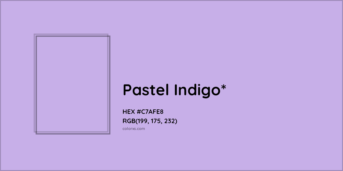 HEX #C7AFE8 Color Name, Color Code, Palettes, Similar Paints, Images