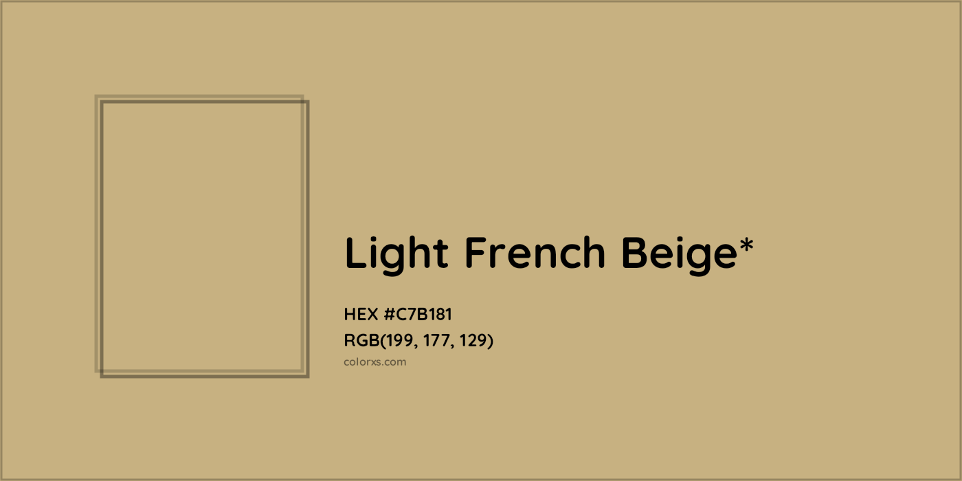 HEX #C7B181 Color Name, Color Code, Palettes, Similar Paints, Images