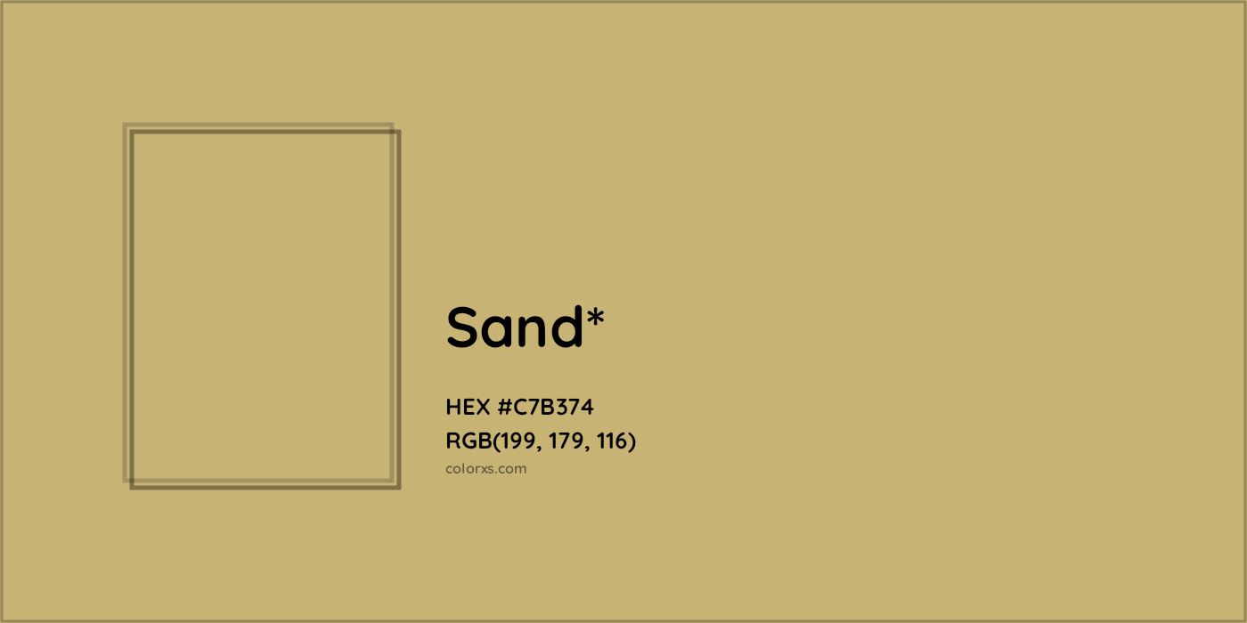 HEX #C7B374 Color Name, Color Code, Palettes, Similar Paints, Images