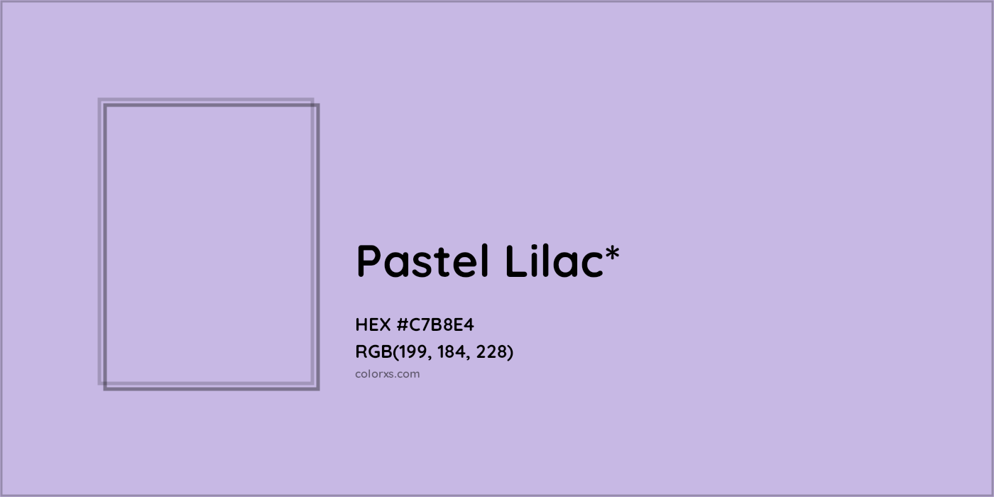 HEX #C7B8E4 Color Name, Color Code, Palettes, Similar Paints, Images