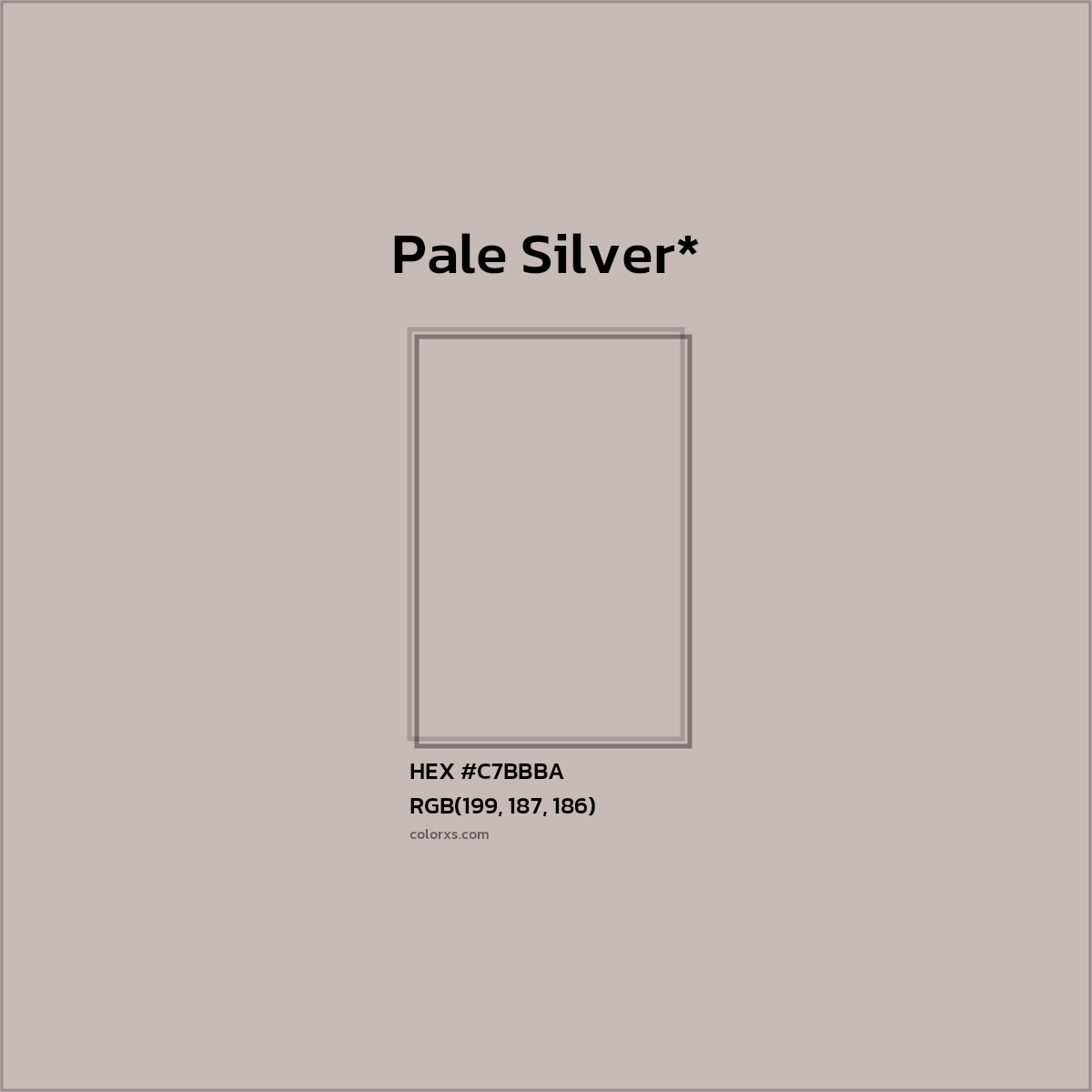 HEX #C7BBBA Color Name, Color Code, Palettes, Similar Paints, Images