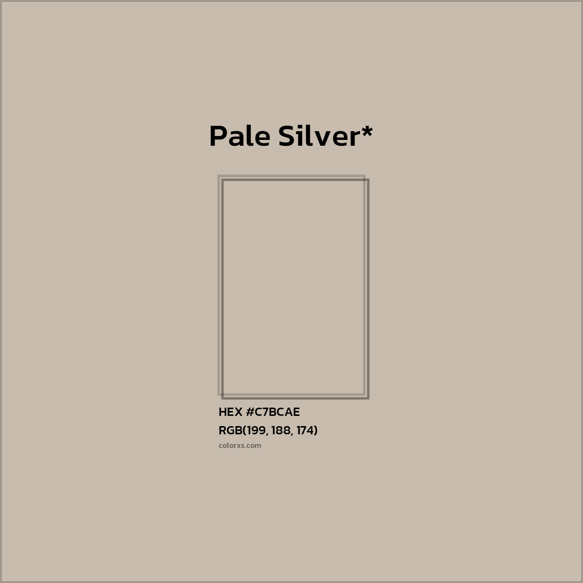 HEX #C7BCAE Color Name, Color Code, Palettes, Similar Paints, Images