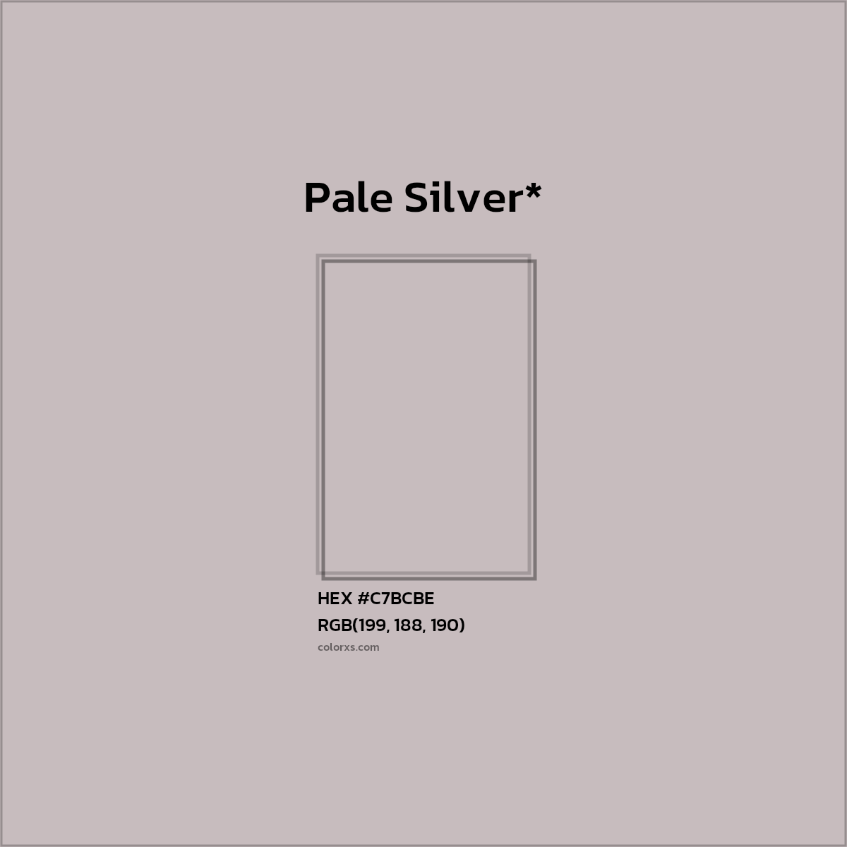 HEX #C7BCBE Color Name, Color Code, Palettes, Similar Paints, Images