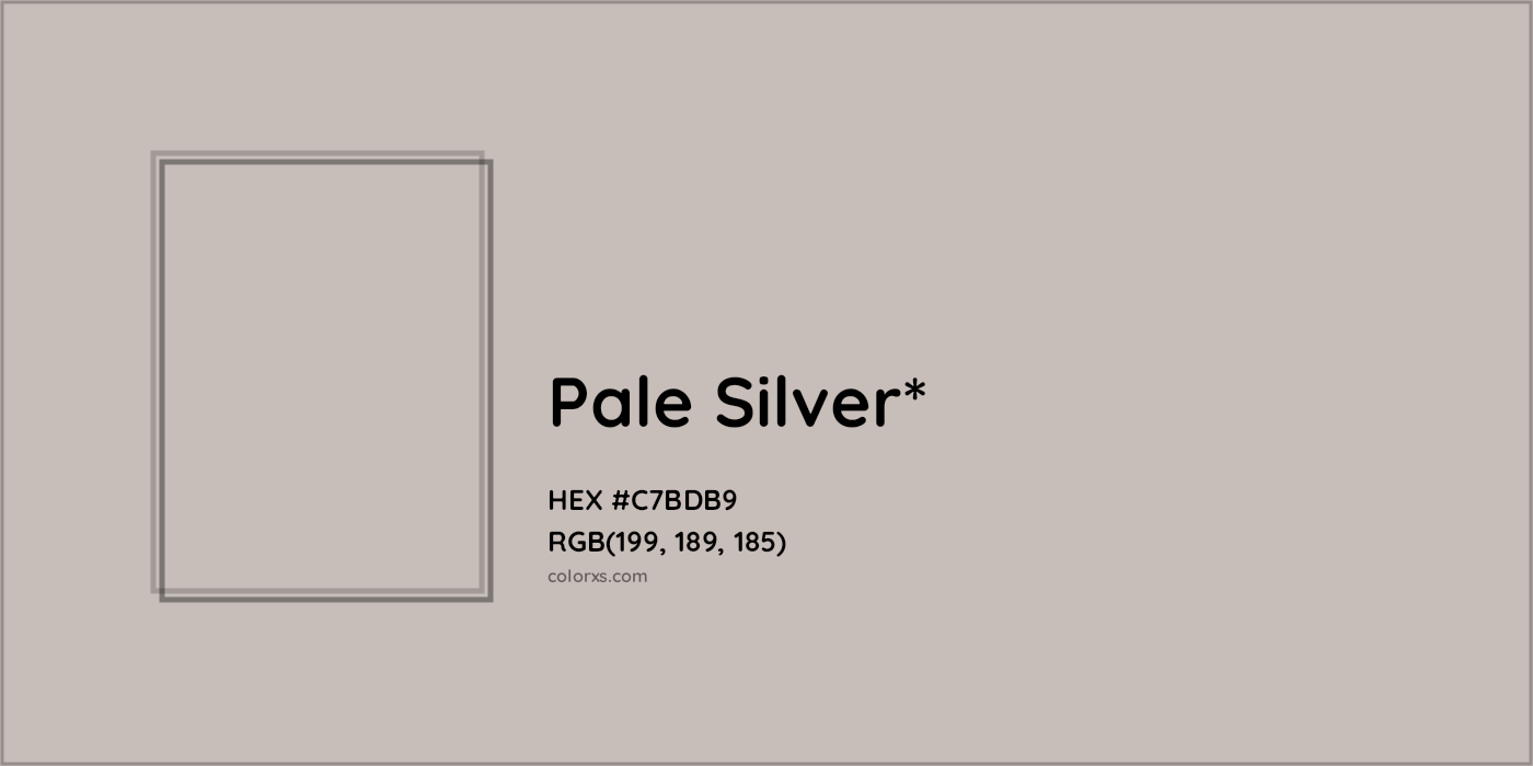 HEX #C7BDB9 Color Name, Color Code, Palettes, Similar Paints, Images