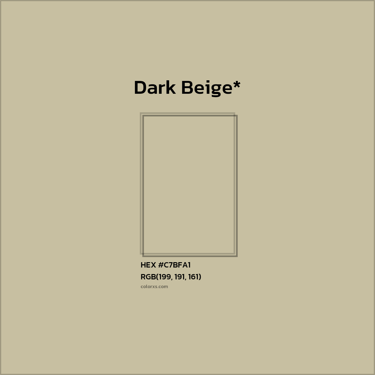 HEX #C7BFA1 Color Name, Color Code, Palettes, Similar Paints, Images