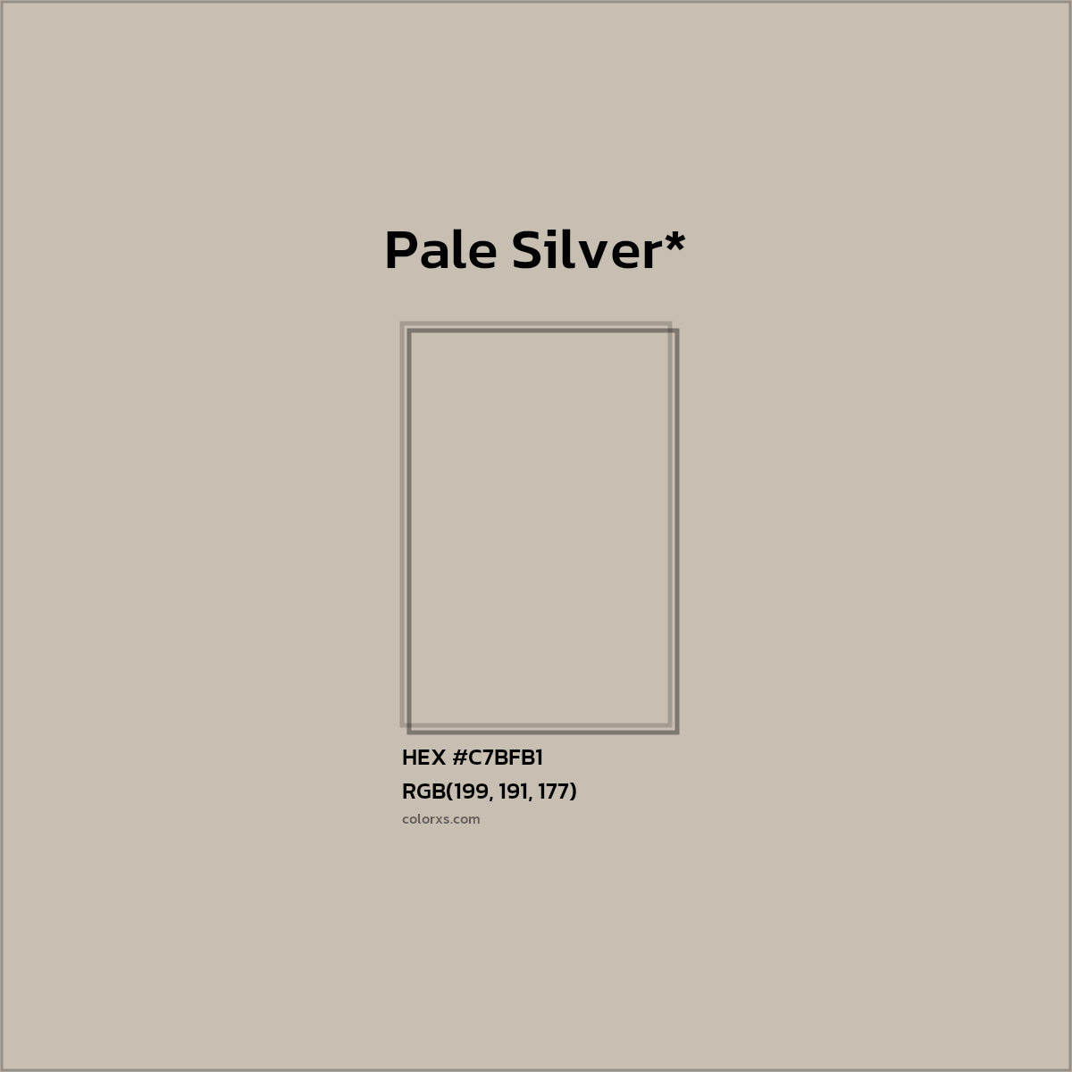 HEX #C7BFB1 Color Name, Color Code, Palettes, Similar Paints, Images