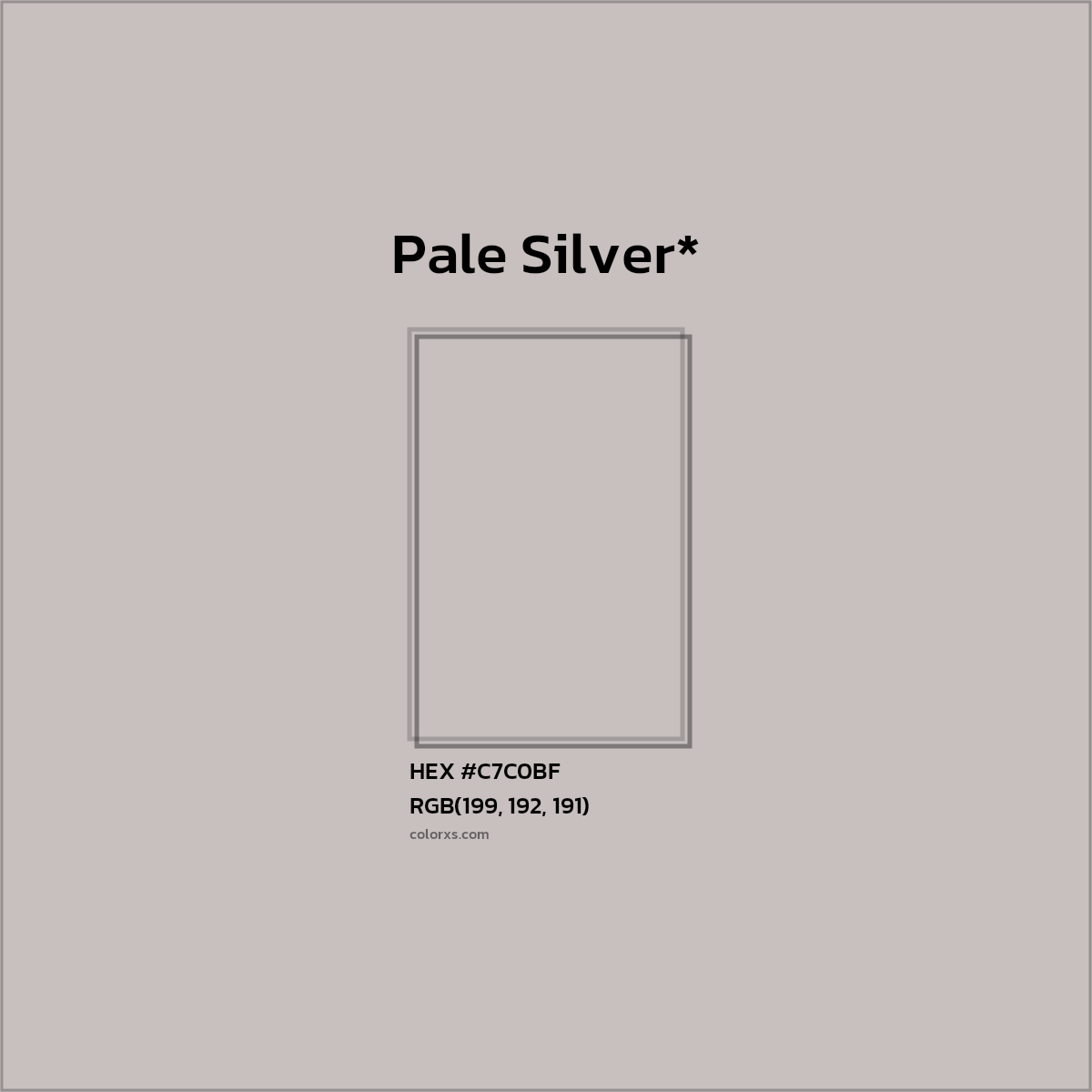 HEX #C7C0BF Color Name, Color Code, Palettes, Similar Paints, Images
