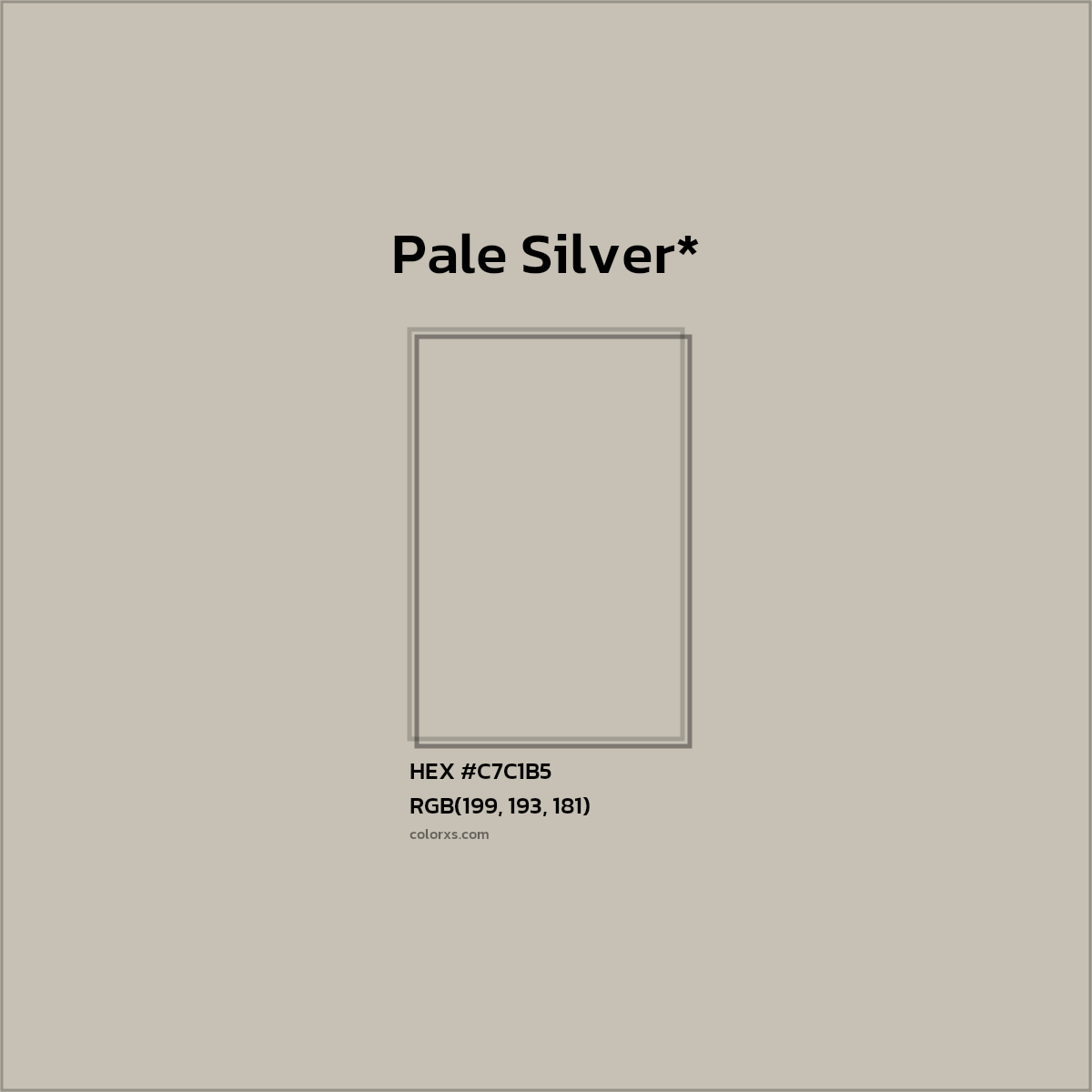 HEX #C7C1B5 Color Name, Color Code, Palettes, Similar Paints, Images