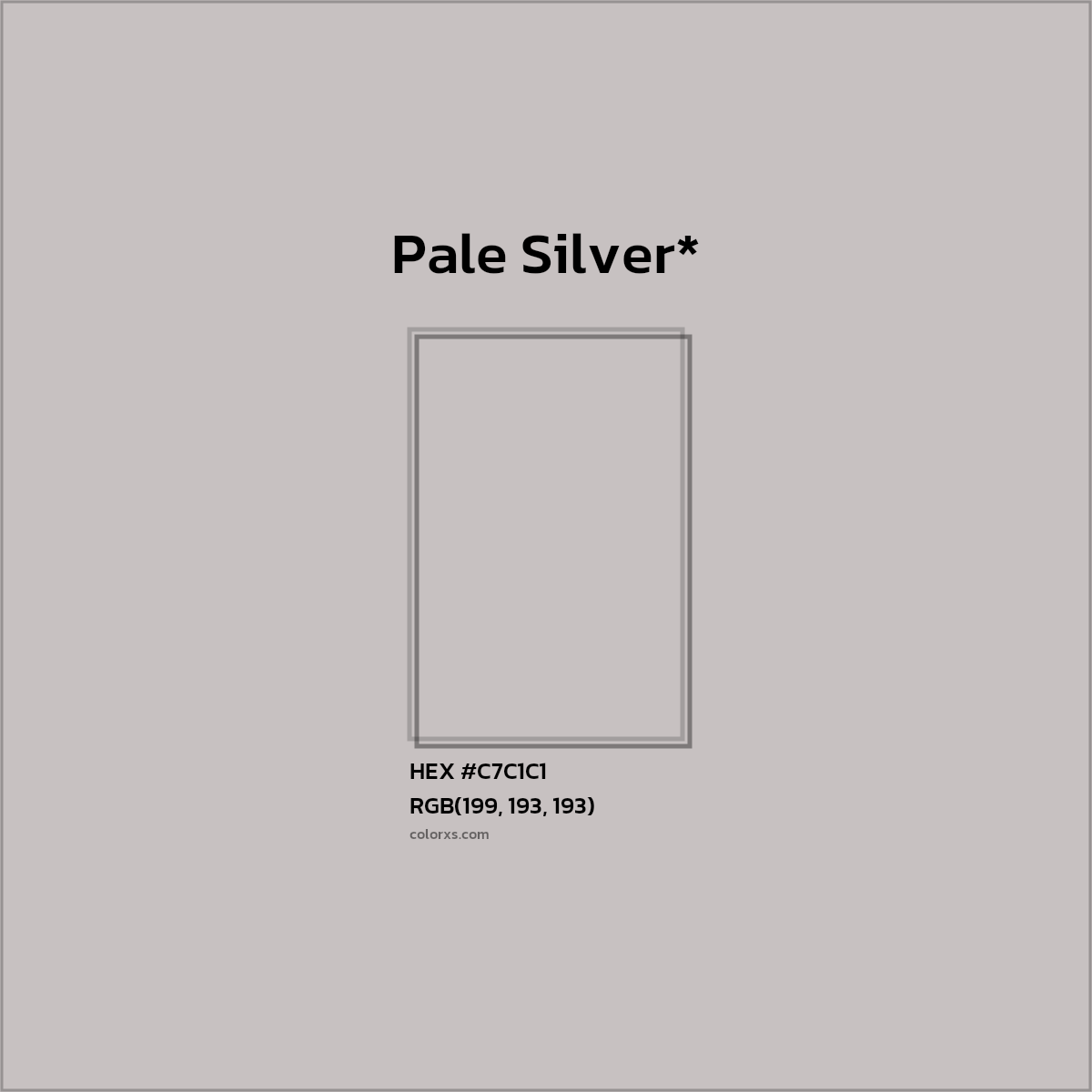 HEX #C7C1C1 Color Name, Color Code, Palettes, Similar Paints, Images