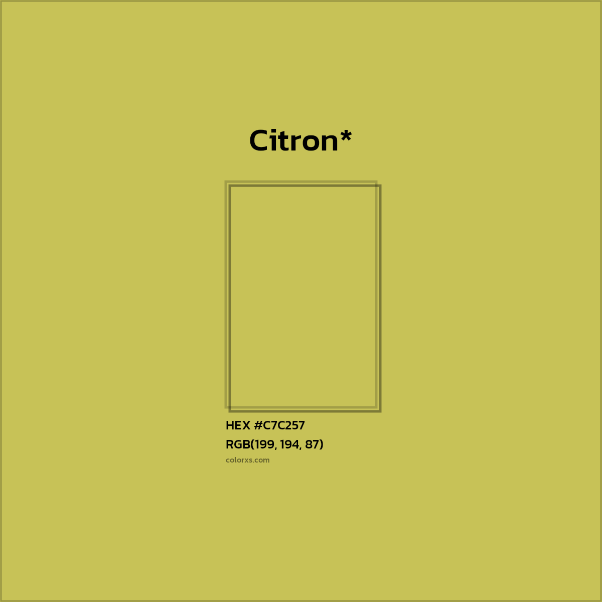 HEX #C7C257 Color Name, Color Code, Palettes, Similar Paints, Images