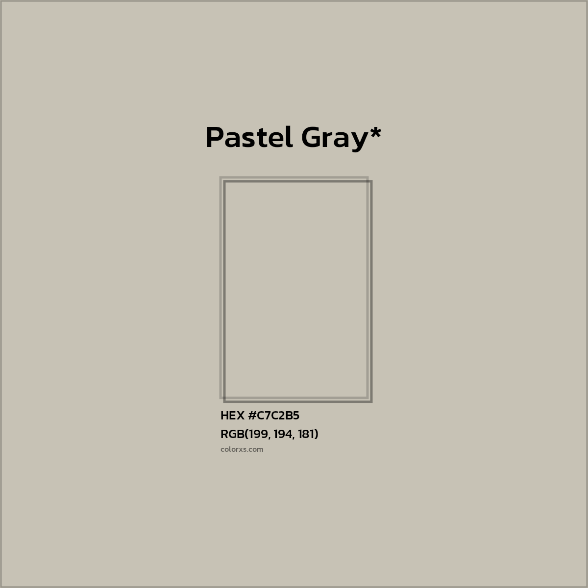 HEX #C7C2B5 Color Name, Color Code, Palettes, Similar Paints, Images
