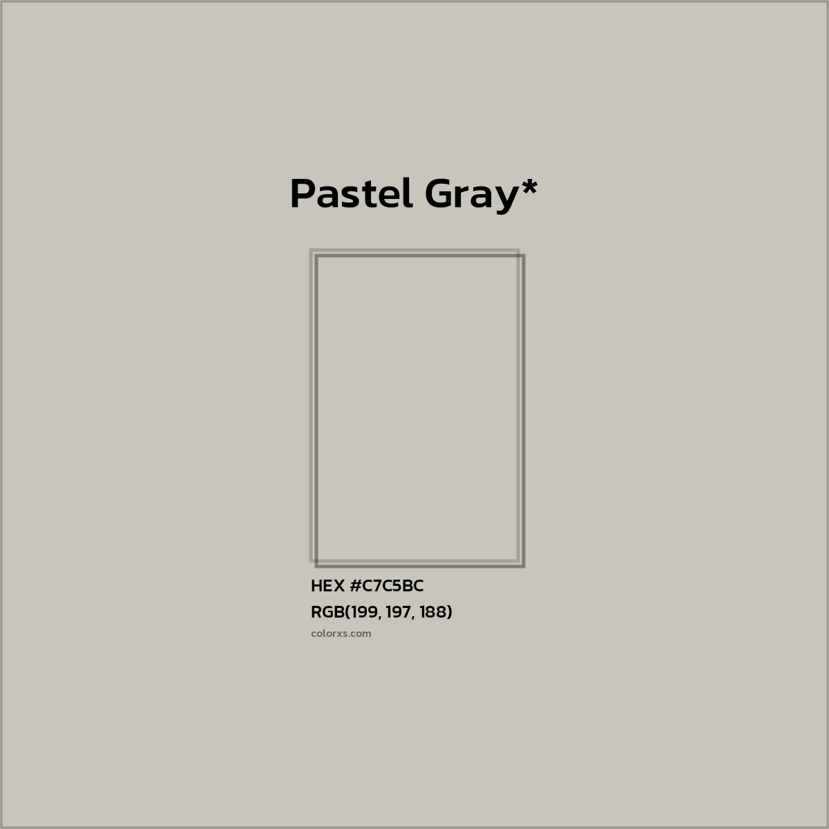 HEX #C7C5BC Color Name, Color Code, Palettes, Similar Paints, Images