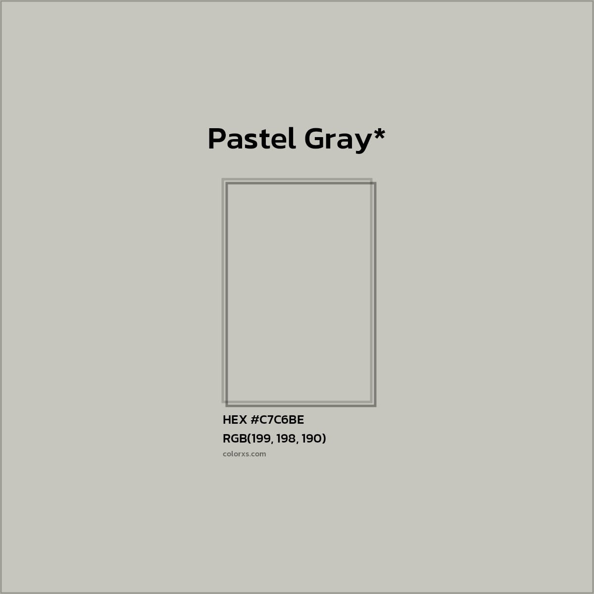 HEX #C7C6BE Color Name, Color Code, Palettes, Similar Paints, Images