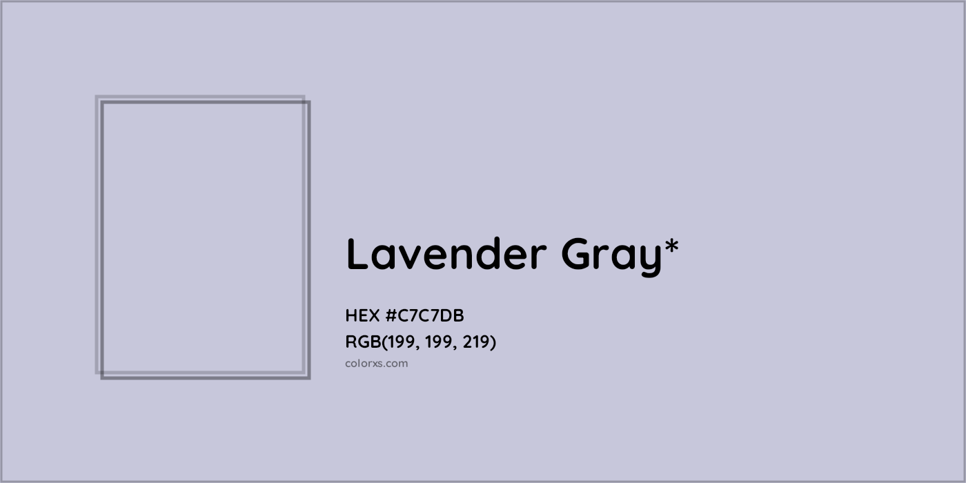 HEX #C7C7DB Color Name, Color Code, Palettes, Similar Paints, Images